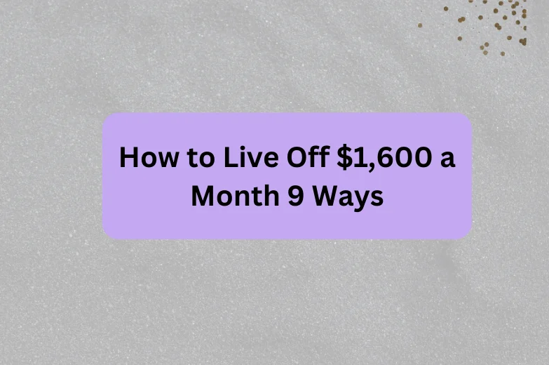 Can You Live Off $1,800 a Month? 9 Realistic Method